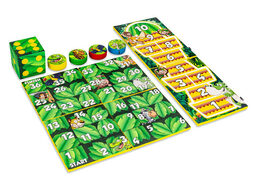 Colorful game set back of Softplay in Jungle Dino theme