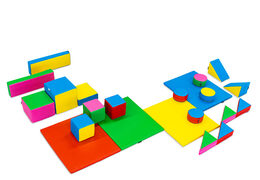 Large Softplay set Standard theme colorful blocks to play with