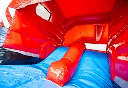 Buy blue and red slide from the inflatable castle Slide Combo with double slide at JB