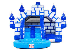 Slide combo Dubbelslide inflatable castle with two slides