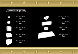 Purchase the contents of the Softplay Large set in Pirate - Seaworld theme online