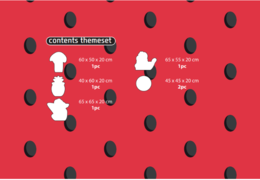 Contents of Softplay Theme Set in Flamingo - Hawaii Theme order online at JB\