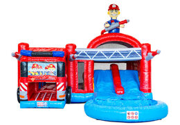 Buy Multiplay inflatable castle online with 3D figures and slide