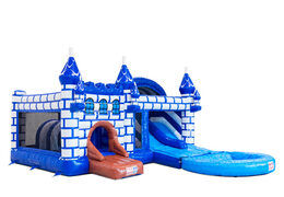 Side of Multiplay Dubbelslide with Pool in Castle Theme