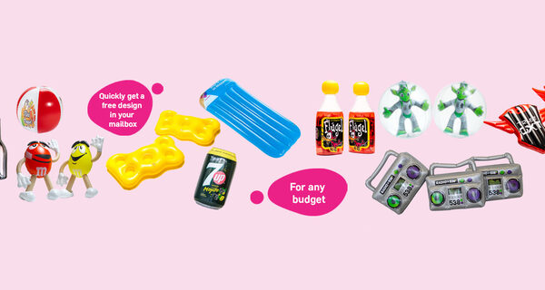 Customized inflatable advertising on request at JB