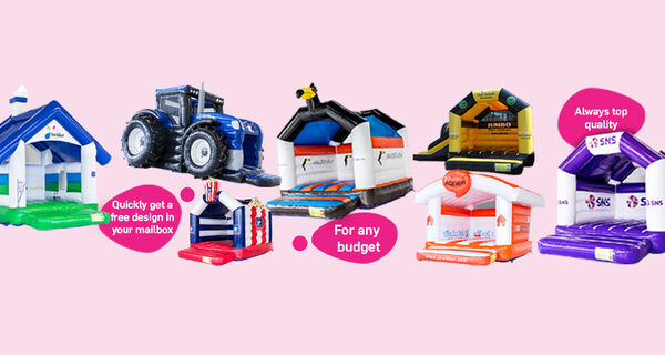 custom bouncy castle on request for sale at JB