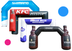 Maatwerk reclame bogen voor allerlei evenementen aanvragen