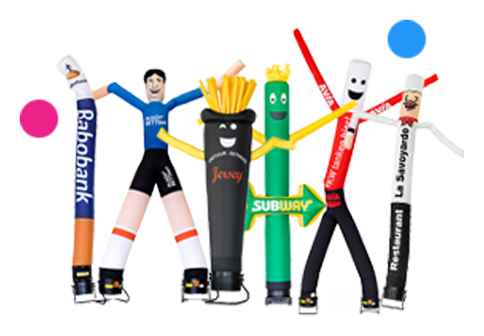 Buy custom skytubes and skydancer at JB-inflatable