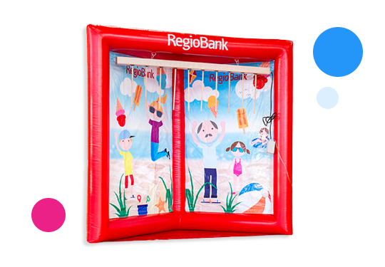 It is possible to request attractions and games with logos or completely own games