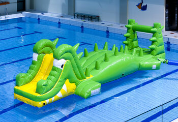Order inflatable airtight crocodile run for both young and old. Buy inflatable water attractions online now at JB Inflatables America