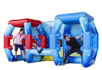 Buy inflatable IPS Ninja Splash with a water sprayer for both young and old. Order inflatable IPS Ninja attractions now online at JB Inflatables America 