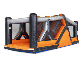 Order inflatable giant modular Tunnelslide obstacle course for kids. Buy inflatable obstacle courses online now at JB Inflatables America