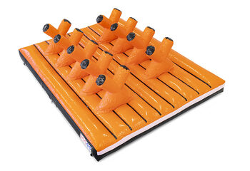 Buy inflatable 40-piece giga modular X Platform obstacle course for children. Order inflatable obstacle courses online now at JB Inflatables America