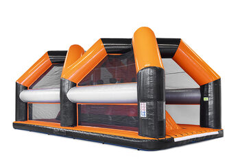 Order Giga obstacle course in the Edge Walker theme for kids. Buy inflatable obstacle courses online now at JB Inflatables America