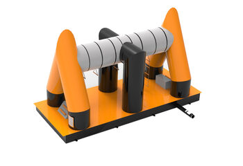 Buy inflatable 40 piece giga monkey swing modular assault course for kids. Order inflatable obstacle courses online now at JB Inflatables America