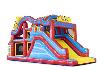Order 9 meter long inflatable rollercoaster obstacle course for kids. Buy inflatable obstacle courses online now at JB Inflatables America