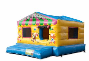 Buy inflatable indoor play fun ball pit bouncy castle in circus theme for children. Order bouncy castles online at JB Inflatables America 