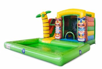 Buy Multifunctional mini splash bounce Hawaii bouncy castle at JB Inflatables America. Order inflatable bouncy castles online at JB Inflatables America