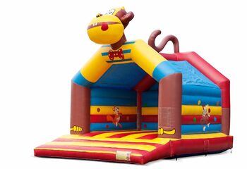 Buy a large indoor bounce house in monkey theme for kids. Order bounce houses online at JB Inflatables America