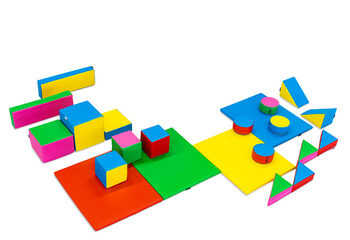 Large Softplay set Standard theme colorful blocks to play with