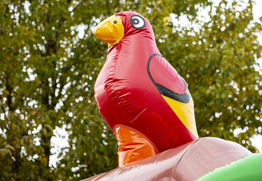 Inflatable slide combo pirate-themed bouncer for sale at JB Inflatables America. Buy inflatable bouncers with slide for kids