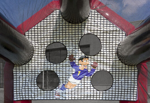 Speed ​​shooter or buy inflatable “Fat Bertha” soccer game. Order inflatable soccer shooter game now online at JB Inflatables America