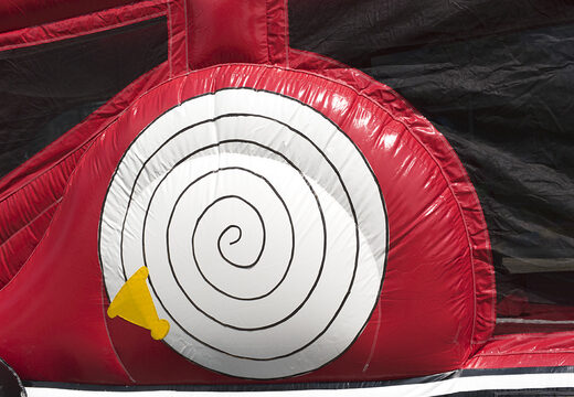 Order fire brigade obstacle course with 3D objects for kids. Buy inflatable obstacle courses online now at JB Inflatables America