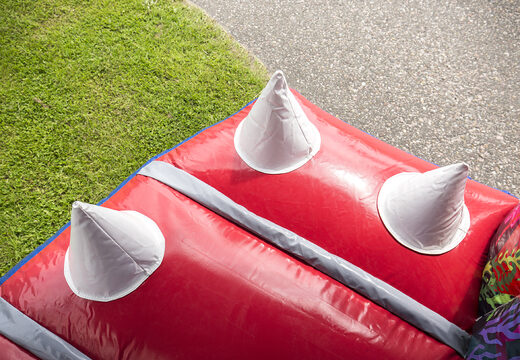 Buy mini run 8m shark obstacle course with 3D objects for kids. Order inflatable obstacle courses now online at JB Inflatables America