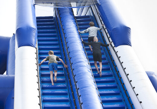 Order a perfect inflatable monster slide 11 meters high and 53 meters long with a double staircase for children. Buy inflatable slides now online at JB Inflatables America