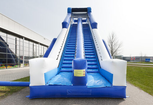 Buy a spectacular inflatable monster slide 11 meters high and 53 meters long with a double staircase for kids. Order inflatable slides now online at JB Inflatables America