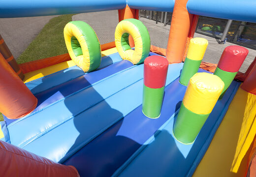 Get your unique inflatable multifunctional crocodile themed slide with a plunge pool online now. Buy inflatable slides at JB Inflatables America