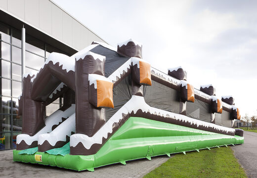 Buy inflatable roller track double in winter theme for both young and old. Order inflatable winter attractions now online at JB Inflatables America