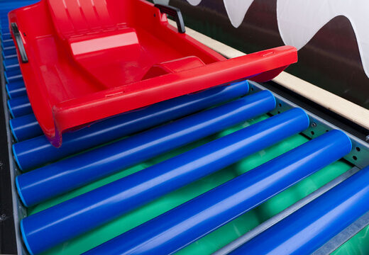 Order inflatable roller track double in winter theme for both young and old. Buy inflatable winter attractions online now at JB Inflatables America