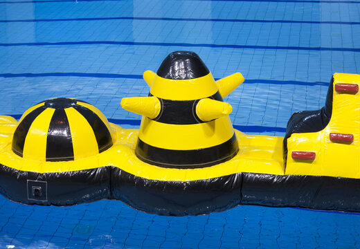Inflatable adventure run pool with fun objects for both young and old. Order inflatable pool games now online at JB Inflatables America
