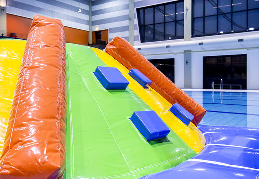 Buy a cool dolphin-themed slide for both young and old. Order inflatable pool games now online at JB Inflatables America