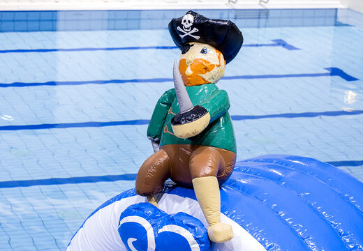 Pirate run obstacle course in a unique design with funny 3D objects and no less than 2 slides for both young and old. Buy inflatable pool obstacle courses online now at JB Inflatables America