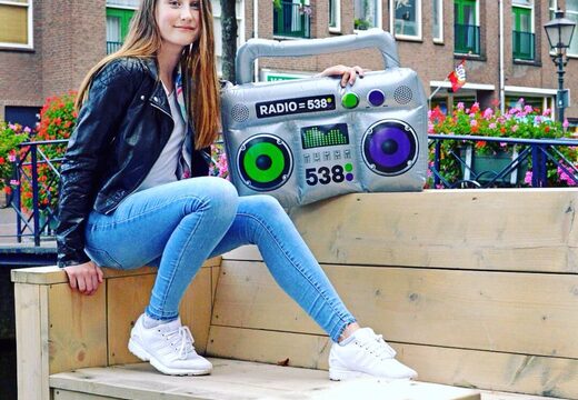 Mini pvc inflatable radio 538 for sale. Order promotional inflatables now online at JB Inflatables America