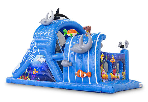 Order inflatable mini seaworld 9m obstacle course for children. Buy inflatable obstacle courses online now at JB Inflatables America