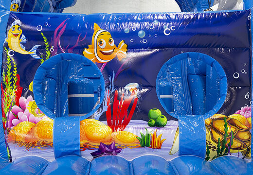 Order an obstacle course in the Seaworld theme for kids. Buy inflatable obstacle courses online now at JB Inflatables America