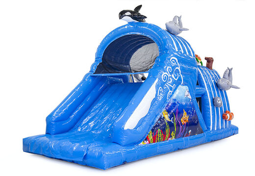 Buy small seaworld 9m inflatable obstacle course for kids. Order inflatable obstacle courses now online at JB Inflatables America