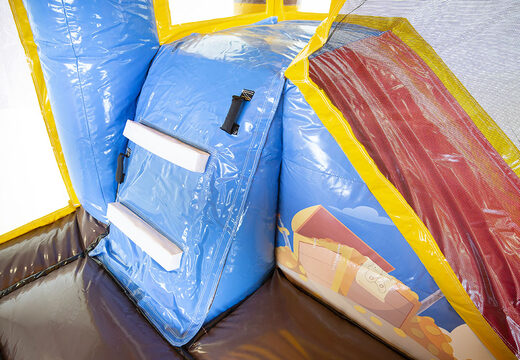 Pirate themed inflatable multiplay bounce house for kids. Order inflatable bounce houses online at JB Inflatables America