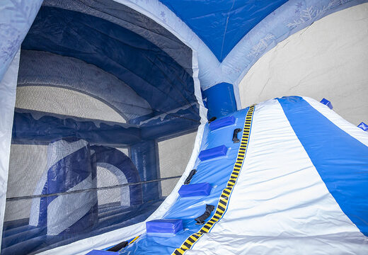 Order medium inflatable ice themed multiplay bouncer with slide for kids. Buy inflatable bouncers online at JB Inflatables America