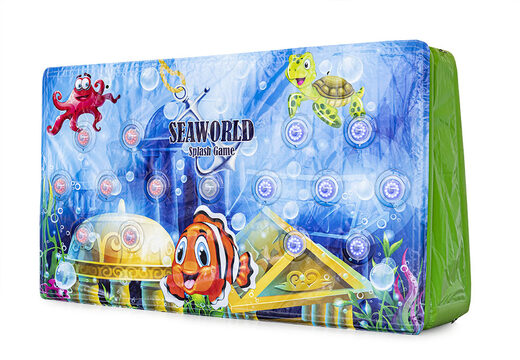 Buy an inflatable IPS Splash Wall in the Seaworld theme with a water sprayer at the top for both young and old. Order inflatable IPS Splash Walls now online at JB Inflatables America 