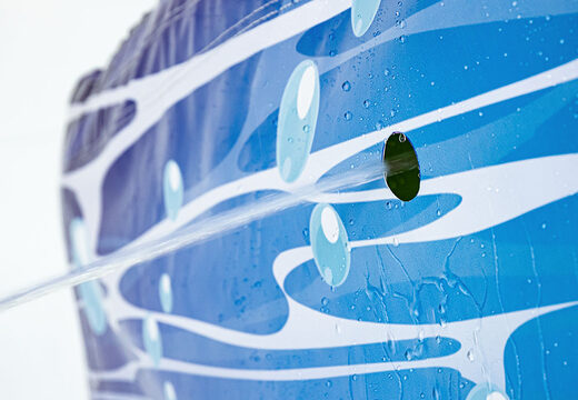 Unique inflatable IPS Splash Wall underwater theme - detail with a water spray at the top for both young and old. Buy inflatable IPS Splash Walls now online at JB Inflatables America 