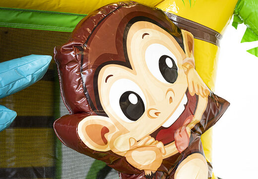 Order mini inflatable jungle multiplay bouncer with slide for children. Buy inflatable bouncers online at JB Inflatables America