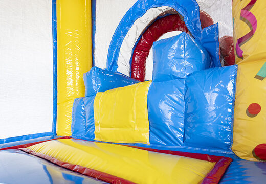 Order mini inflatable with slide party bounce house with slide for children. Buy inflatable bounce houses online at JB Inflatables America