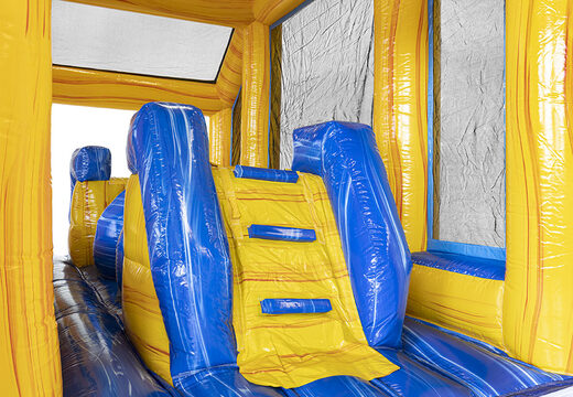 Buy inflatable modular 19 meter obstacle course in marble theme for kids. Order inflatable obstacle courses now online at JB Inflatables America