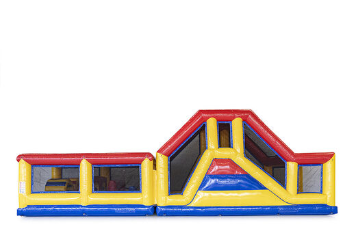 Inflatable modular obstacle course in standard theme with matching 3D objects for children. Buy inflatable obstacle courses online now at JB Inflatables America