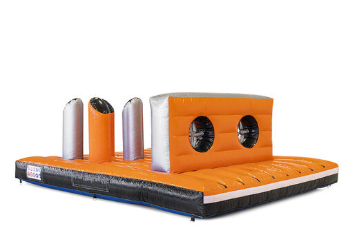 Buy inflatable 40-piece giga modular Bars Dodger Platform obstacle course for children. Order inflatable obstacle courses online now at JB Inflatables America