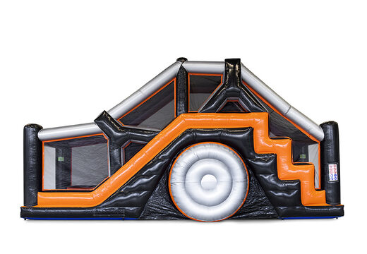 Buy inflatable 40-piece giga modular Big Log Slide assault course for kids. Order inflatable obstacle courses online now at JB Inflatables America